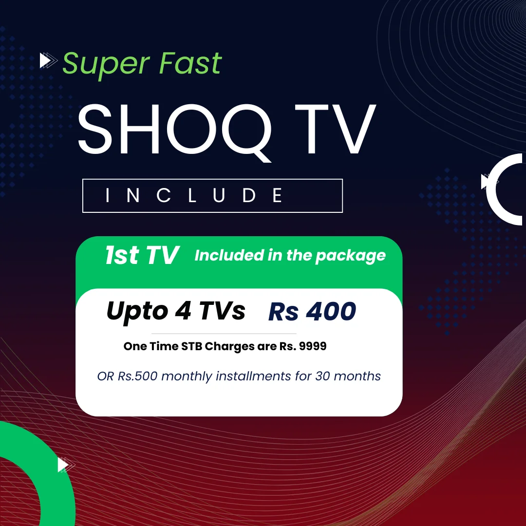 PTCL Shoq TV Streaming Service - Watch Your Favorite Channels and Shows